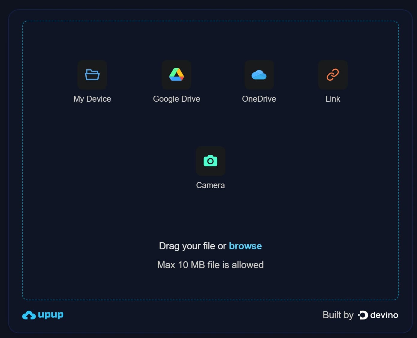 The redesigned Upup file-upload component